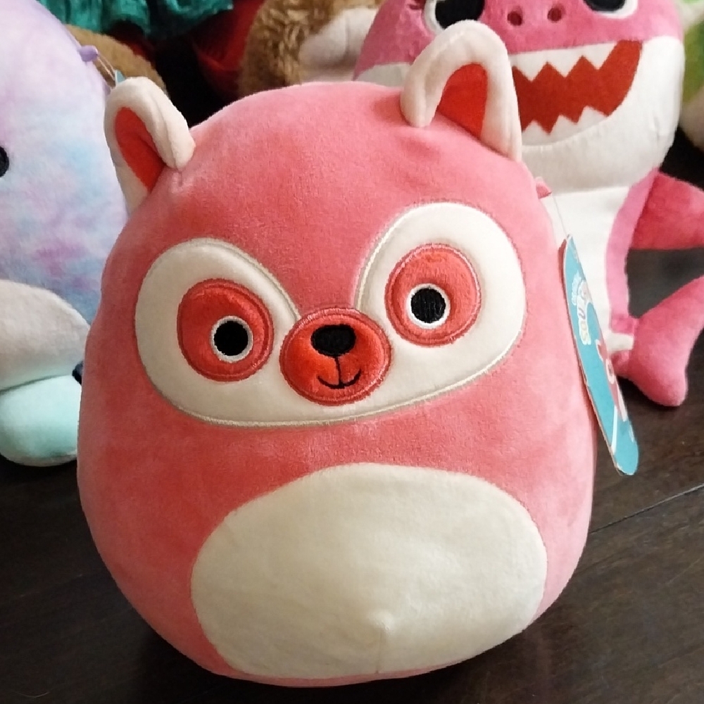 8" Lucia-Squishmallows-Pink Plush Animal Toy-New